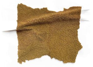 Valérie Henry – House of Talent, contemporary art sale. Mylinh Nguyen, Pli jaune, synthetic clay, 2025, 40 cm x 37 cm, original piece