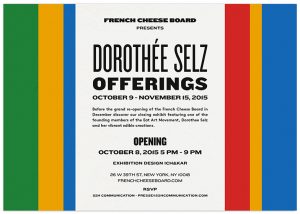 A didactic, playful and colorful retrospective of Dorothée Selz work is told by Ich&Kar.