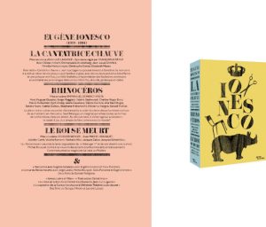 Box set “Ionesco” – Arte Editions – Artistic direction.