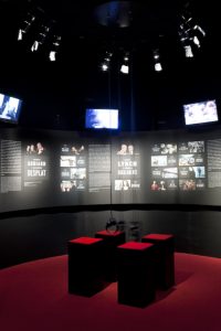 Scenography and graphism of the exhibition « Musique and Cinema » – Cité de la Musique, Paris.