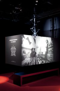 Scenography and graphism of the exhibition « Musique and Cinema » – Cité de la Musique, Paris.