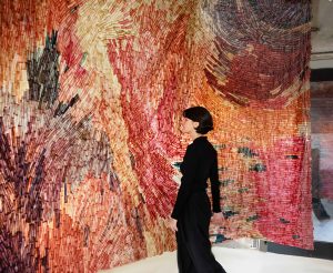 Loumi Le Floc’h, Precious Peels, Flamboyante artwork, 230 cm x 300 cm