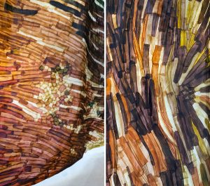 Loumi Le Floc’h, Precious Peels, Mouvement d’automne artwork, details