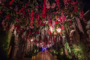 Marianne Guedin, vegetal scenography, March 2018, private installation in Marrakech, Morocco