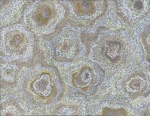 Mathilde Jonquière, mosaic artist, february 2026, Roses Jean Mus mosaic fresco, 2,15 m x 2,75 m, Moon River private residency, Théoule-sur-mer 