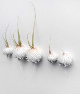 Mylinh Nguyen, sculptor, 2023, « Radis clairs », synthetic clay, dimensions 37 x 35 cm. Supported by the Institut Français du Kansai, the Goûter avec les yeux project creates links between modelling and Japanese pastry-making, sculpture and tasting.