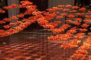 September 2014 – « Flowers of Paris » installation at the Royal Monceau from September the 1st – Octobre the 2nd 2014 on the occasion of the Paris Design week.