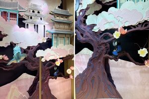 Soline d’Aboville, scenographer, April 2026, creation of window displays for Vacheron Constantin, Watches & Wonders 2026, Geneva.