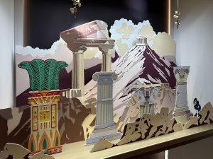 Soline d’Aboville, scenographer, April 2026, creation of window displays for Vacheron Constantin, Watches & Wonders 2026, Geneva.
