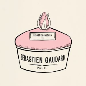 Décembre 2018 : le gâteau d’amour du pâtissier Sebastien Gaudard dessiné par Ich & Kar. 