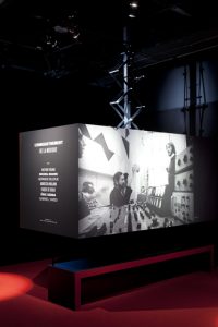 Scénographie et Graphisme de l’exposition  » Musique et Cinéma  » – Cité de la Musique, Paris