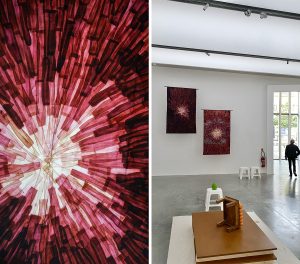 Loumi Le Floc&rsquo;h, Precious Peels, œuvres Clair Obscur, 180 cm x 110 cm (par pièce), Centre d&rsquo;art contemporain d&rsquo;Anglet, Galerie Pompidou, été 2026. © Manon Testud