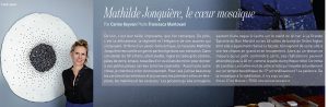 Parution d’un potrait de Mathilde Jonquière dans « Repérages », Marie Claire, Février 2016.