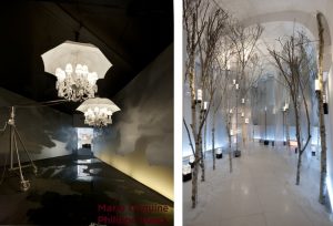 2011 – BaccaraT – baccarat highlights – palazzo Morando – euroluce – Milan. Salon International du Meuble, Baccarat Highlights – Palazzo Morando, Euroluce – Philippe Starck + Le jardin de Yan Kersalé.