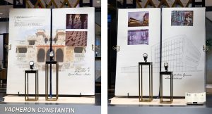 Automne 2017 – Vacheron Constantin – overseas tour – Décors de vitrines du réseau international. Celle-ci raconte à la fois la tradition initiée par François Constantin, l’essence de la collection Overseas et l’esprit du voyage dans 12 lieux uniques à travers le regard photographique de Steve Mc Curry : 12 lieux, 12 temps spécifiques à la Maison Vacheron Constantin. 