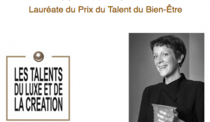 Pour commencer l’année 2018 en beauté, Soline d’Aboville, designer-scénographe, a été récompensée lors de l’événement des Talents du Luxe et de la Création par le prix du Talent du Bien-Être. Ce sommet récompense depuis 15 ans le savoir-faire et l’excellence des créateurs et managers de la filière du Luxe. A la tête de l’agence Manymany, Soline d’Aboville créée et met en scène les décors des vitrines de prestigieuses maisons.