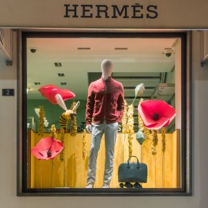 Été 2017 – Hermès – La Nature au Galop – Réseau des boutiques suisses.