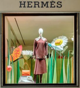 Été 2017 – Hermès – La Nature au Galop – Réseau des boutiques suisses.