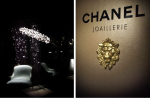 Soline d’Aboville, scénographe, 2012-2013, Exposition itinérante « Création et Expertise », Chanel. Exposition dédiée à la présentation des collections de Haute Joaillerie de la Maison Chanel. 