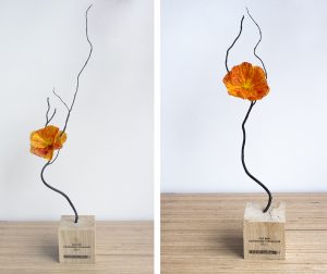 2017 – MAIRIE DE PARIS / ANTOINETTE GUHL – Création d’un trophée – Sculpture florale pour le prix ‘Cap sur l’économie circulaire’. artiste upcycling.