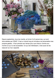 Franceinfo culture, article de Corinne Jeammet, 27 octobre 2019